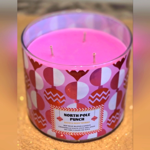 🕯️BATH & BODY WORKS 🕯️NOTH POLE PUNCH 3-Wick Candle - Picture 3 of 3